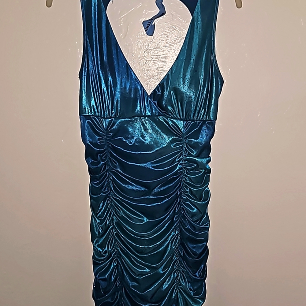 Ruby Rox Blue Prom Dress L